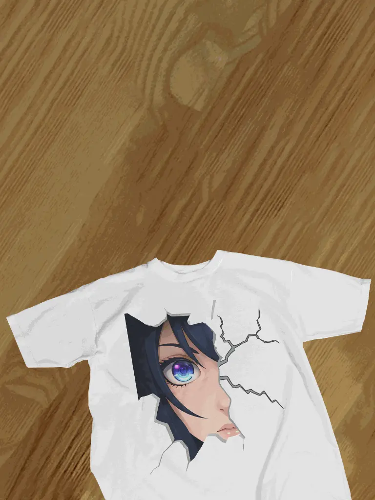 Anime Girl T Shirt Mockup 3.webp