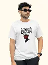 Marlech Stranger Things Be an Eleven Printed T Shirt Unisex Black and White Cotton Half-Sleeve