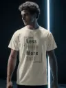 “Less Noise More Soul” Unisex T-Shirt | Minimal Quote Tee | 100% Cotton | Off White | Marlech Classics