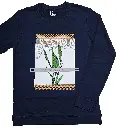 G Star Full Sleeves Pure Cotton Printed T Shirt (Deep Blue)